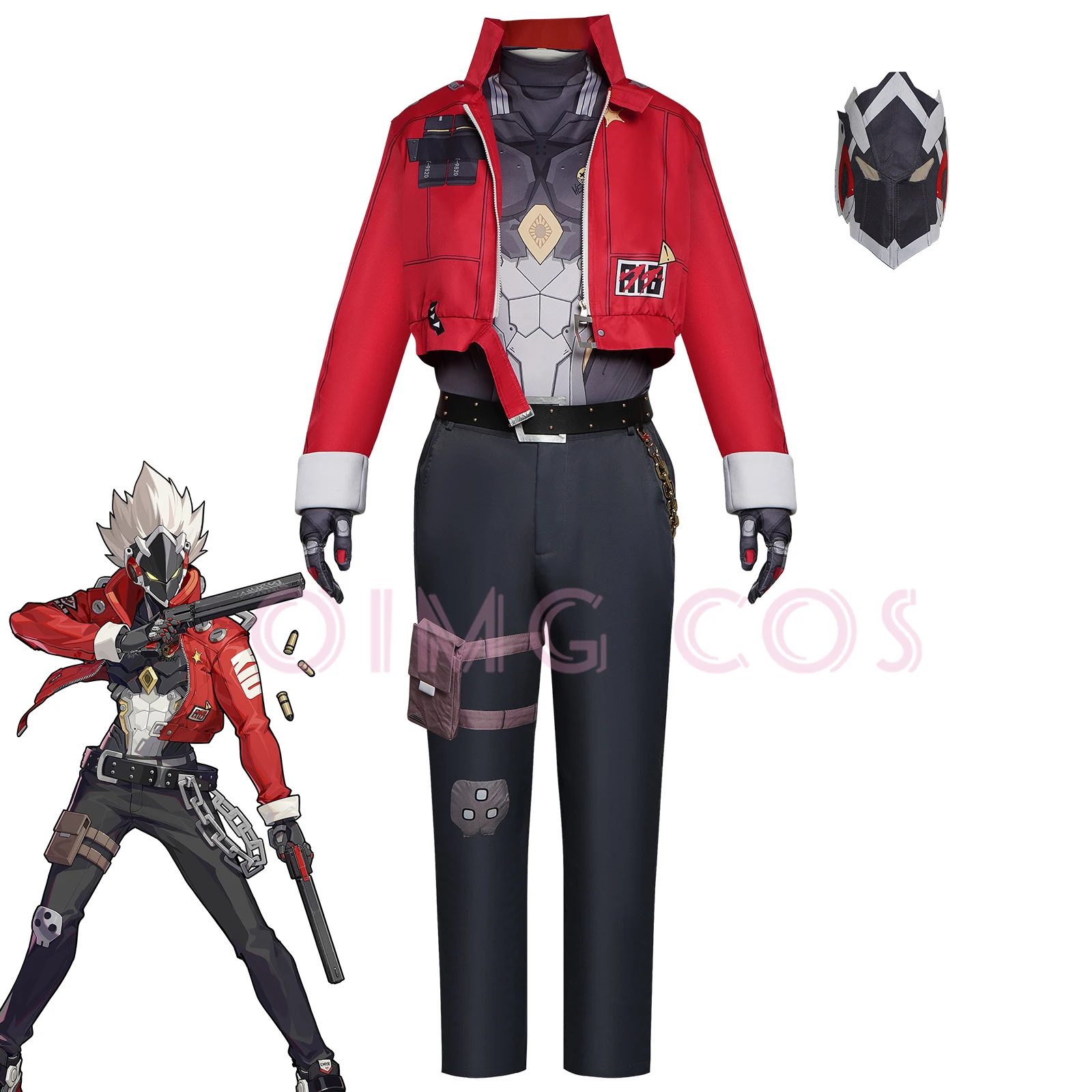 

Billy the Kid Zenless Zone Zero Cosplay Costume Uniform Wig Anime Halloween Party Costumes Masquerade Women Game