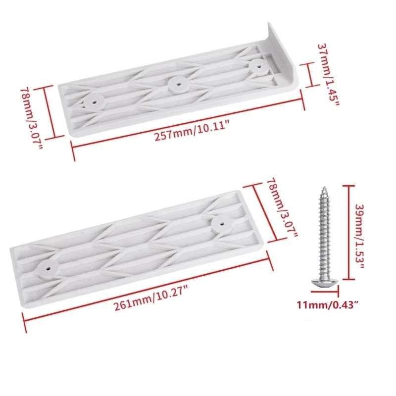 P9FD Upgrade Perahu Trailer Slide Pads Bantalan Dukungan Trailer Kapal Tugas Berat Baterai untuk meningkatkan stabilitas & yang