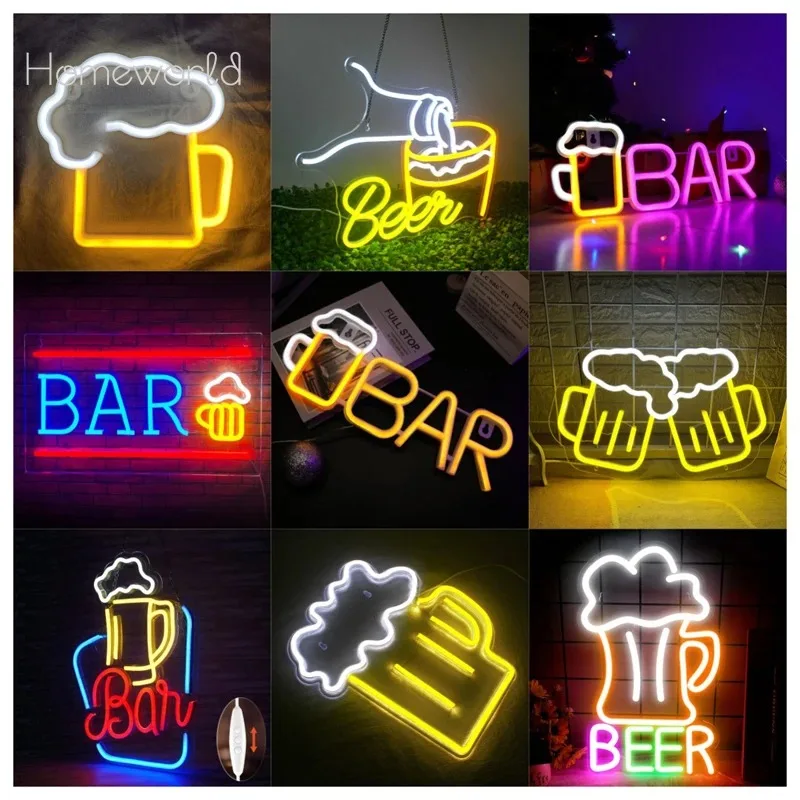 

Bar Neon Sign Beer LED Neon Light for Wall Decor Bar Neon Lights for Bedroom Home Bar Club Bistro Party Christmas Gifts
