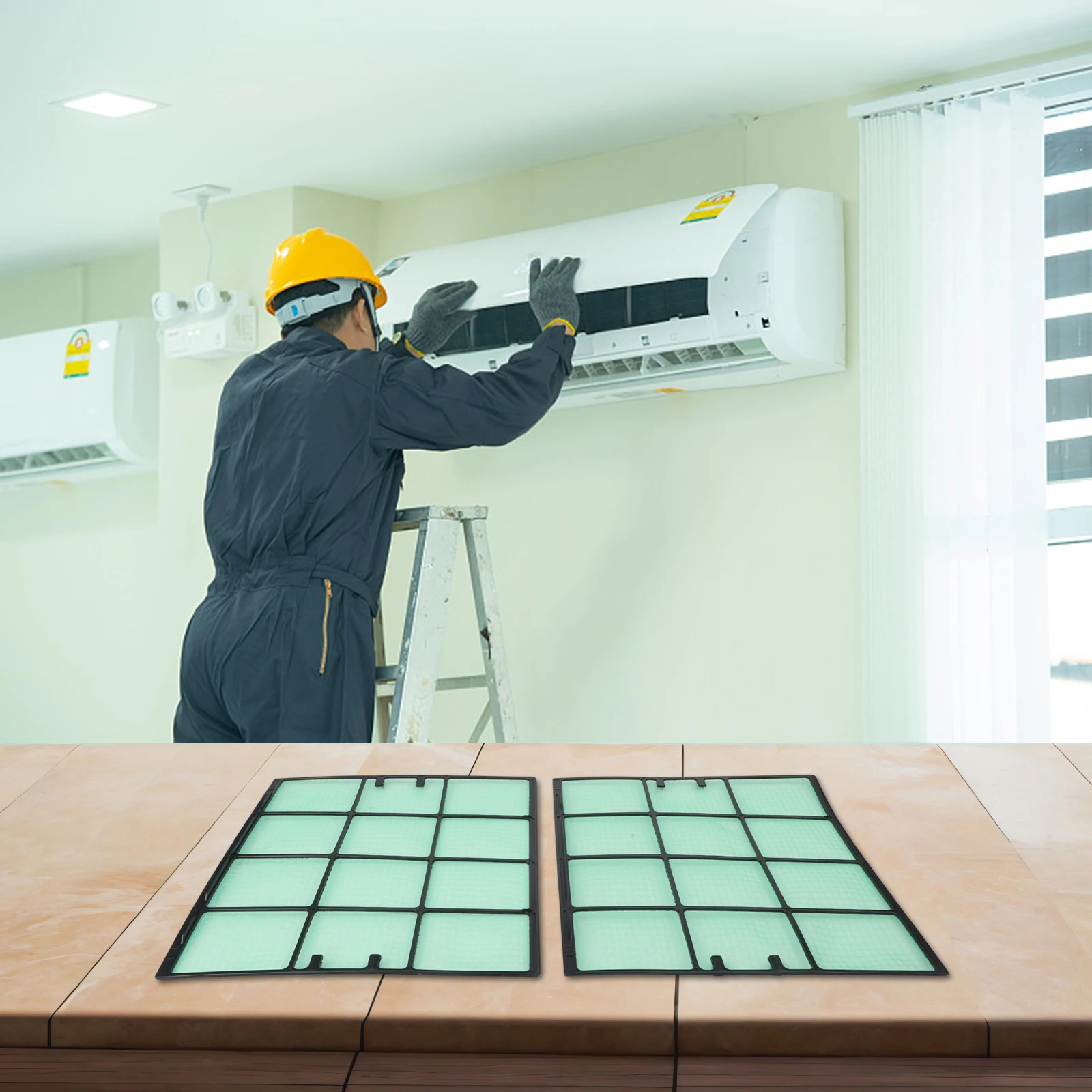 

2 шт. фильтры для кондиционера Daikin FTXH35 FTXD35 25FV2C FTXS35DV2C усовершенствованная фильтрация и защита от пыли