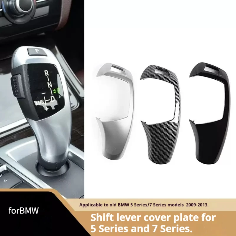 

Car LHD RHD Gear Shit Knob Cover For BMW X5 2007-2013 X6 2008-2014 E70 E70 E71 F01 F02 2009-2013 F10 F18 Interior Accessories