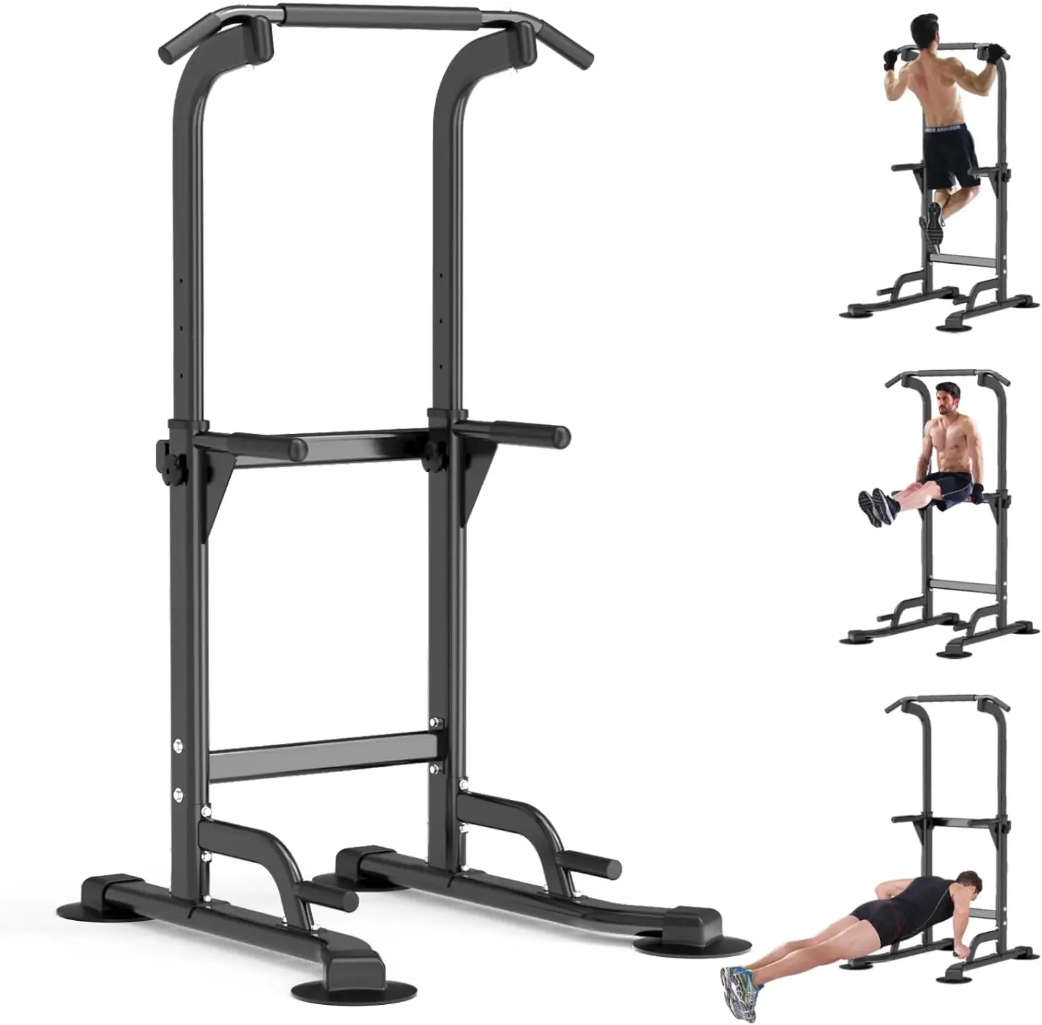 Power Tower Pull Up Dip Bar For Home Gym Multi-Functional adjustable Strength Training Fitness Workout Station Chin-Ups Push-Ups