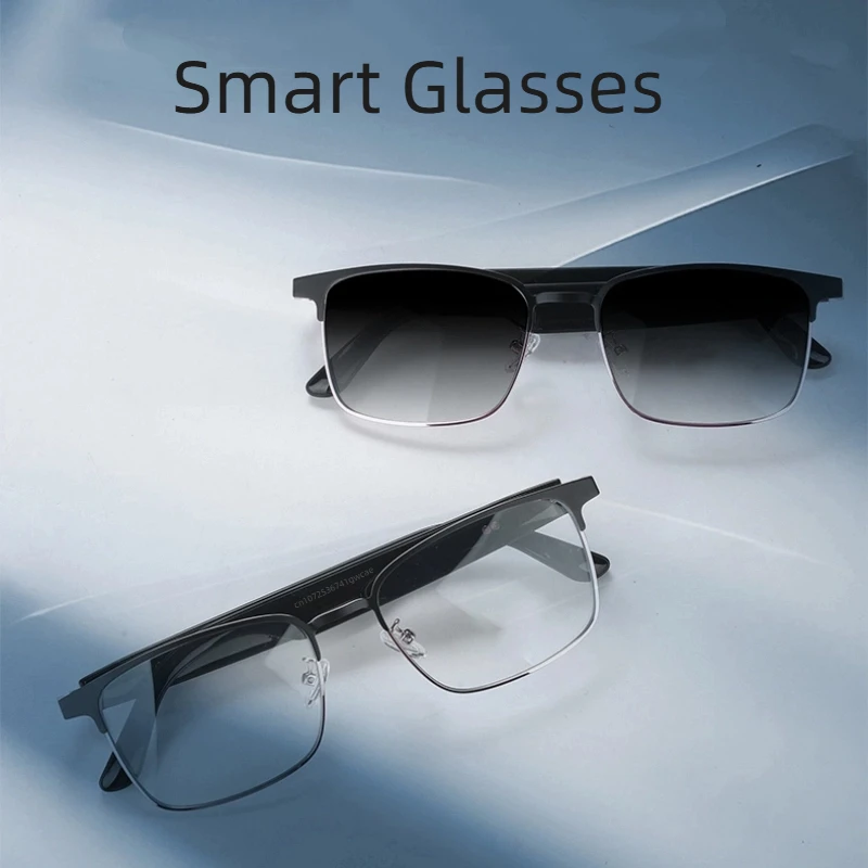 

GS06 умные Bluetooth-очки с магнитной зарядкой, Bluetooth-вызов, воспроизведение музыки, голосовой помощник, удаленная камера, водонепроницаемые умные очки