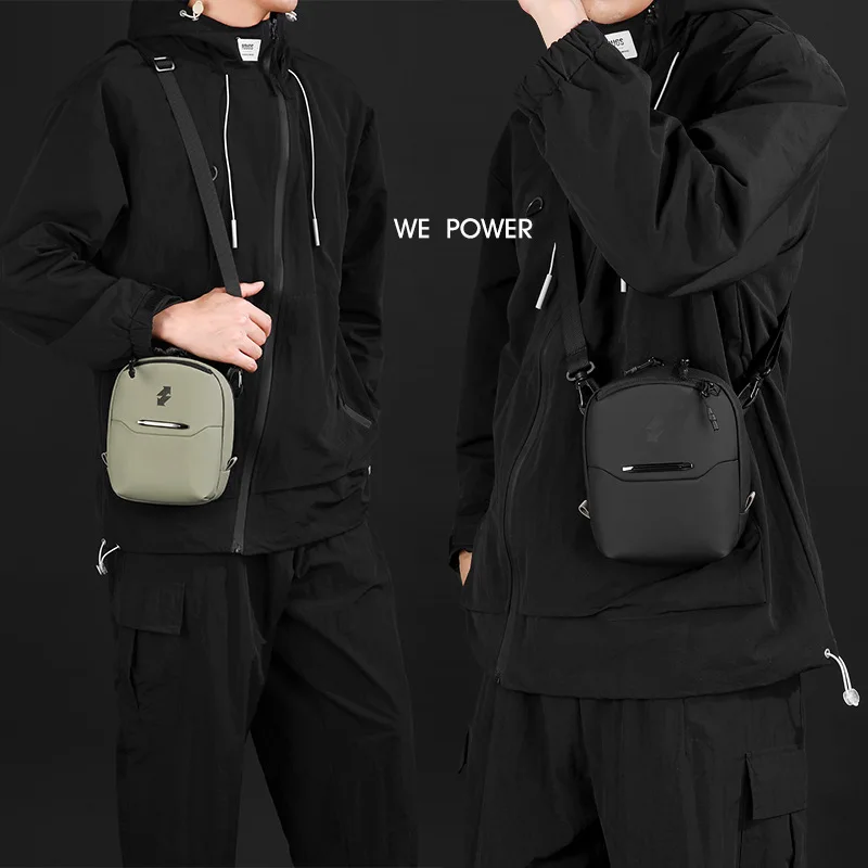 Unisex Water Resistant Crossbody Sling Bag Lightweight Shoulder Crossbody Bag For Outdoor Travel Daily Commute Casual Travel