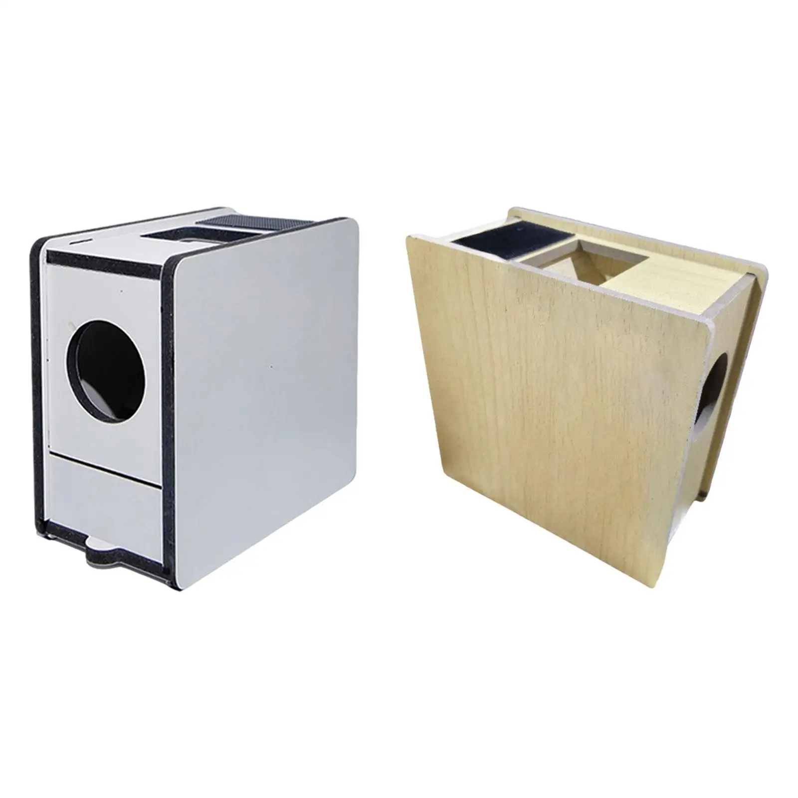 Bird Feed Grain Shell Separator Sturdy Wooden Blowing Machine for Parrot Finch Millet All Bird Types