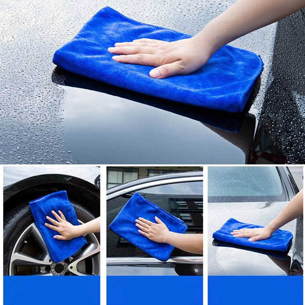 Serviette de lavage de voiture serviettes de séchage de lavage de voiture chiffon de nettoyage en microfibre serviette de séchage de voiture serviettes de voiture en microfibre