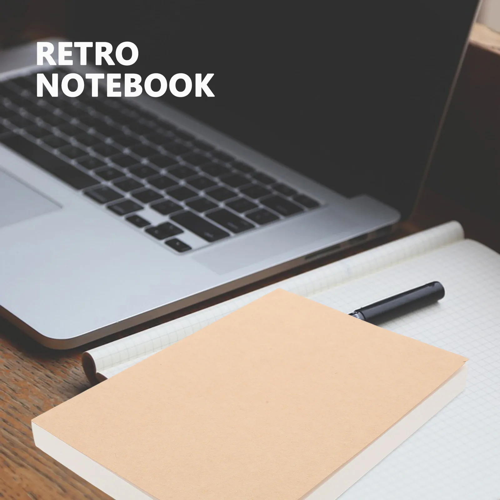 Vintage Notebook Classic Minimalist Blank Notebook for Note Taking Planning Work School Supplies Writing Diary