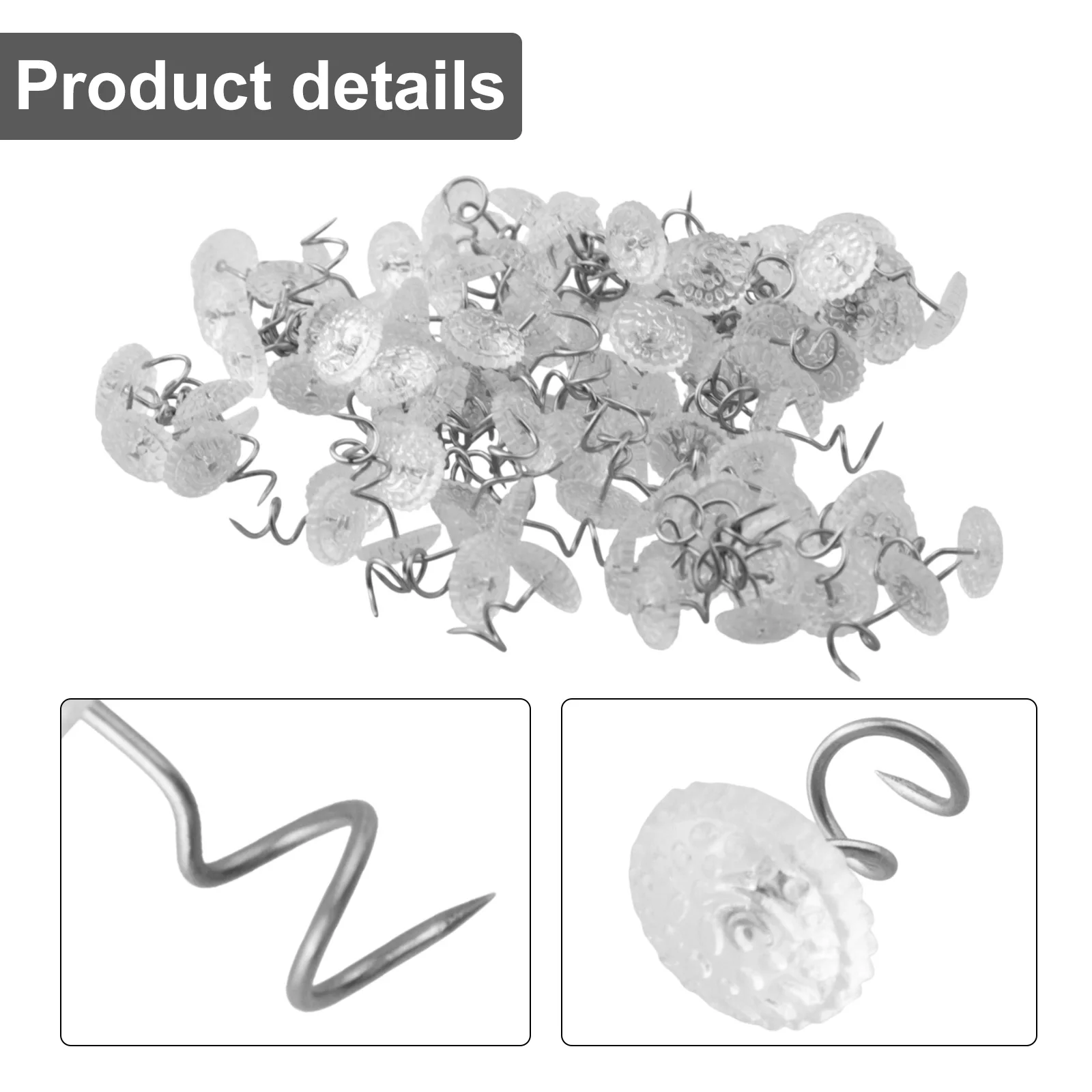 Fixing Nail Spiral Nail Sofa Fastener Fixed Twist Nail Furniture Hardware Furniture Sofa Nail Pins New Practical