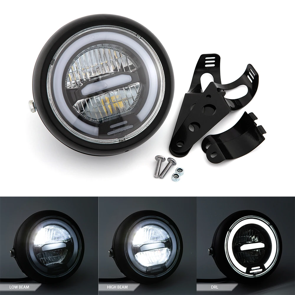 6.5 Inch Motorcycle Led Headlight Universal 6.5