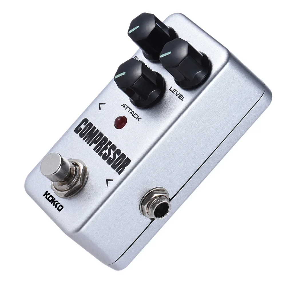 KOKKO Electric Guitar Effect Pedal FCP2 Compressor Effect Pedal True Bypass Mini Single Guitar Pedal Guitar Accessories & Parts