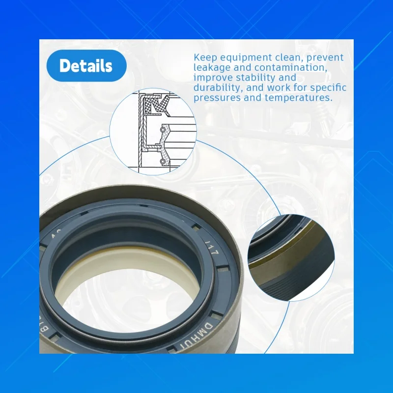 

Сальник NBR+AU RWDR-KOMB 40x60x25 мм DMHUI для сельскохозяйственной техники Corteco 12019672B