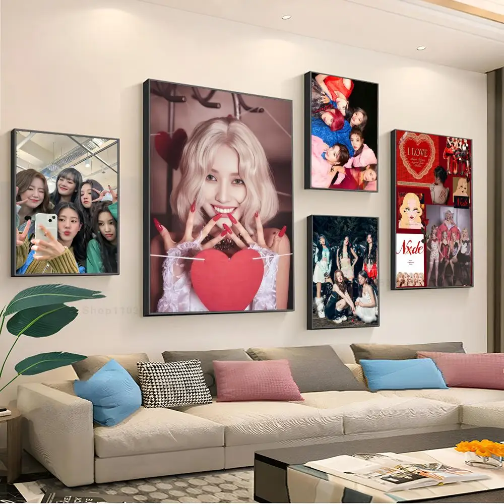 Kpop G-Idle Poster Paper Print Home Living Room Bedroom Entrance Bar Restaurant Cafe Art Painting Decoration