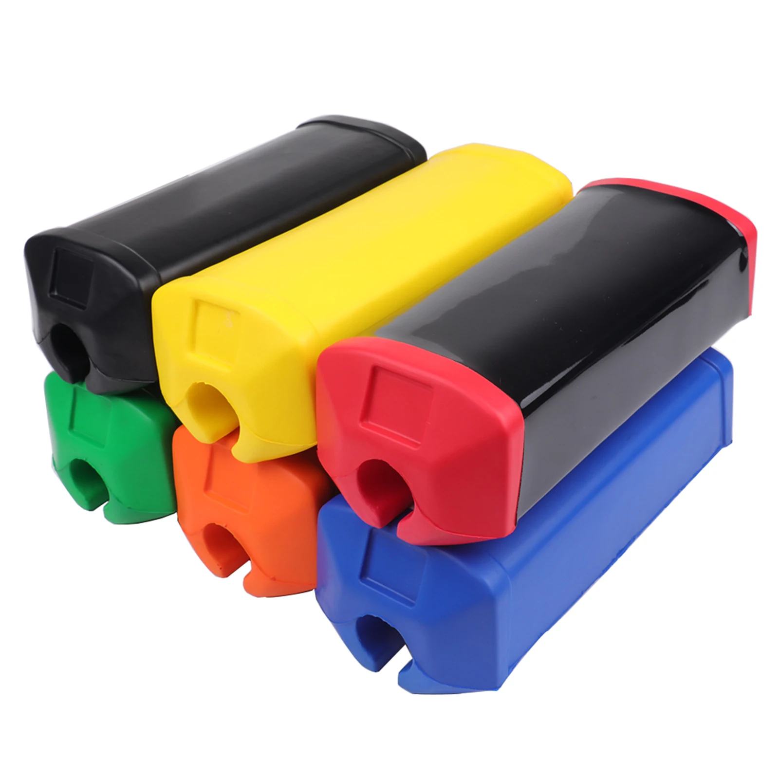 No Loge Handlebar Bar Pad Square Bar Pad Chest Protector Cross Bar Fit For 22mm 1-1/8 Handle Bar Motorcycle Dirt Bike Pit
