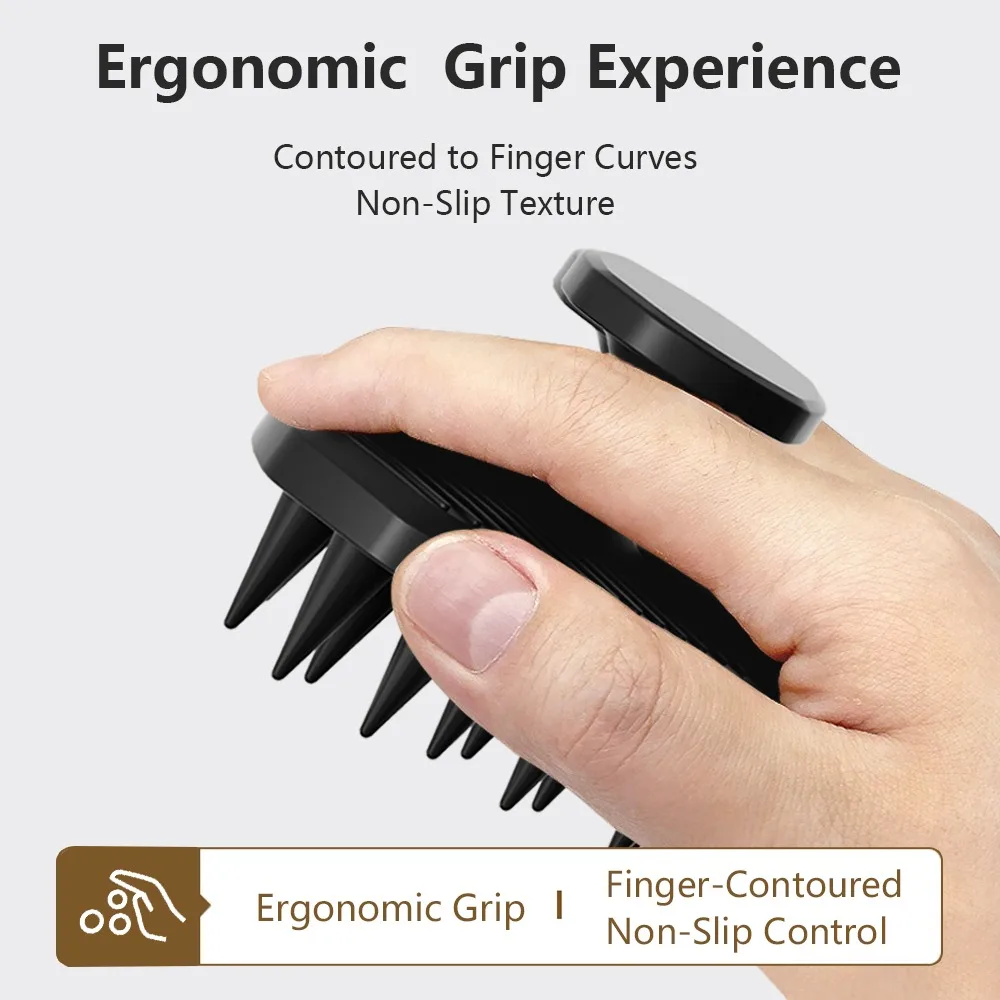 Silicone Head Scrubber for Gentle Scalp Massage