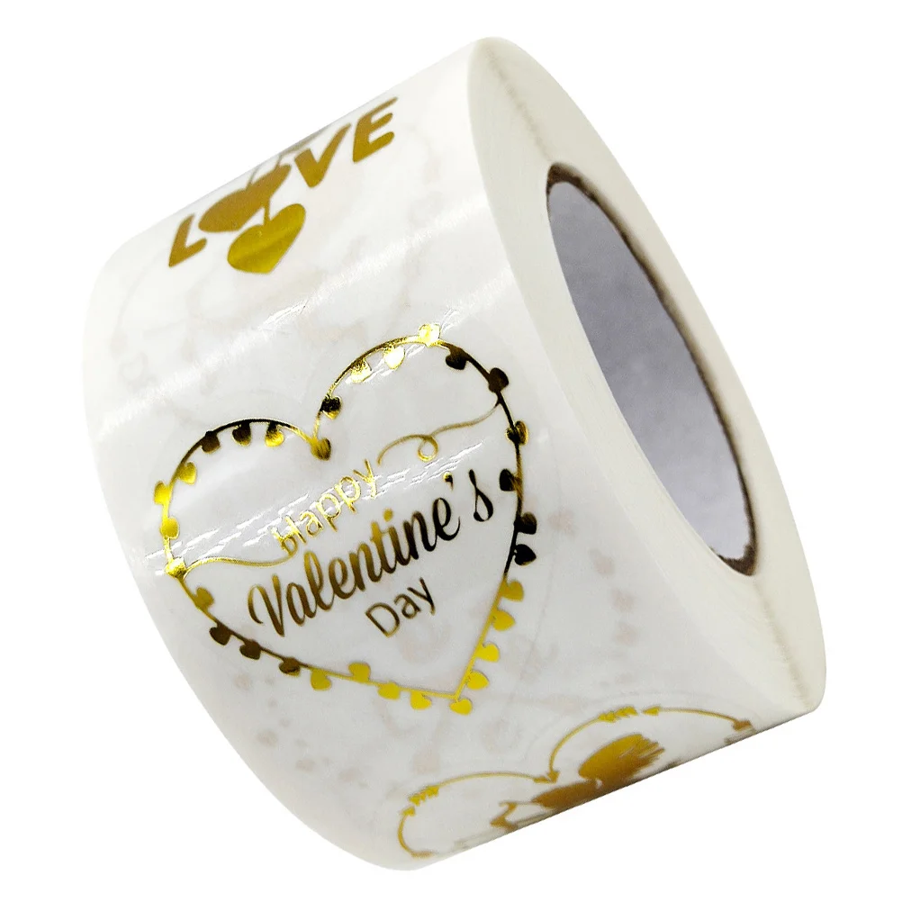 

Heart Shaped Sticker Gift Bag Sealing Valentine s Day Creative Self Adhesive Paper Strong Stickiness Firm Bags
