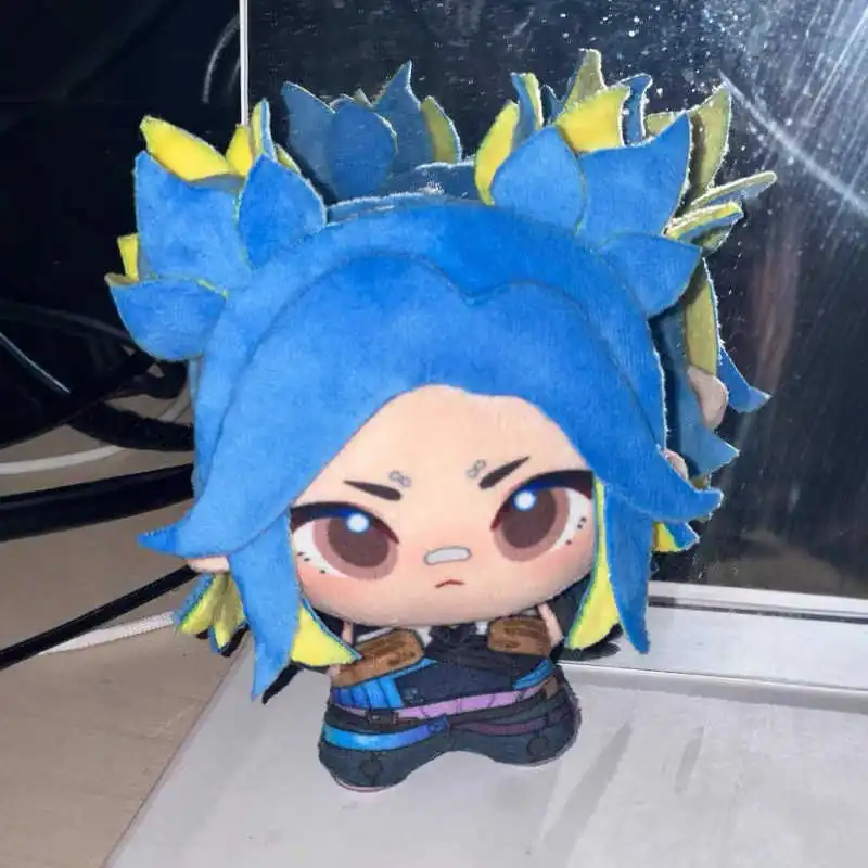 Anime 10cm Doll Customized Fearless Contract Valorant Peripheral Neon Cute Nunu Body Cotton Doll Cotton Doll Decoration Gift