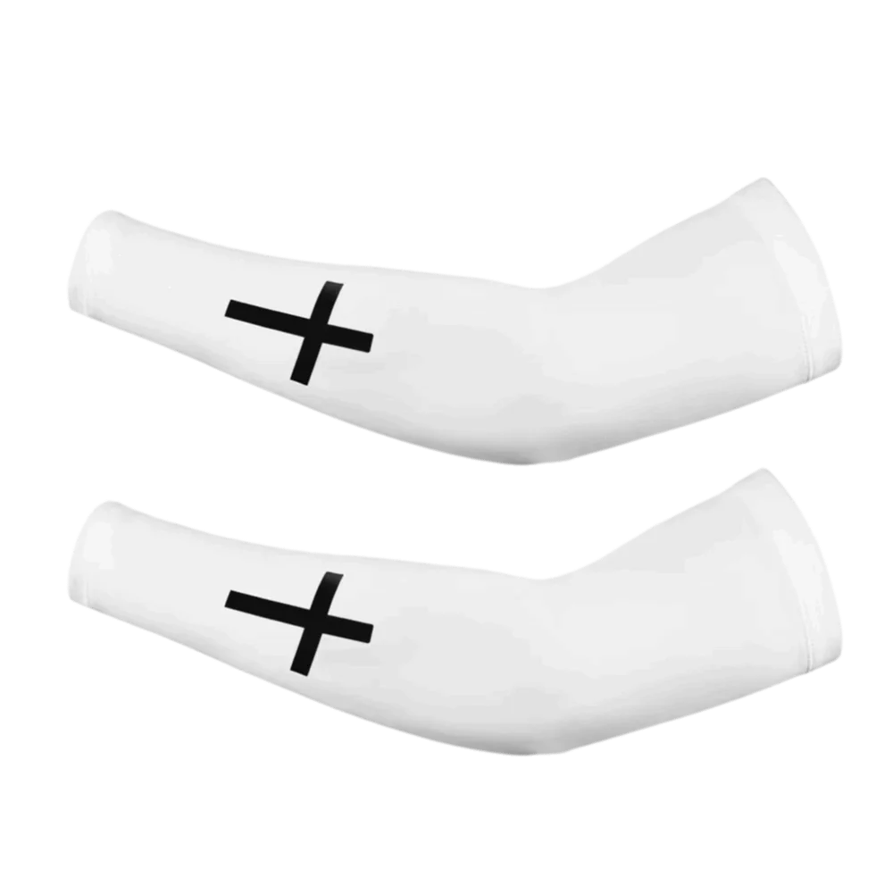

Lightweight Sports Cooling Arm Sleeve Cooling Effect Ice Silk UV Protection Arm Covers Armguards Cuff Elastic Fabric