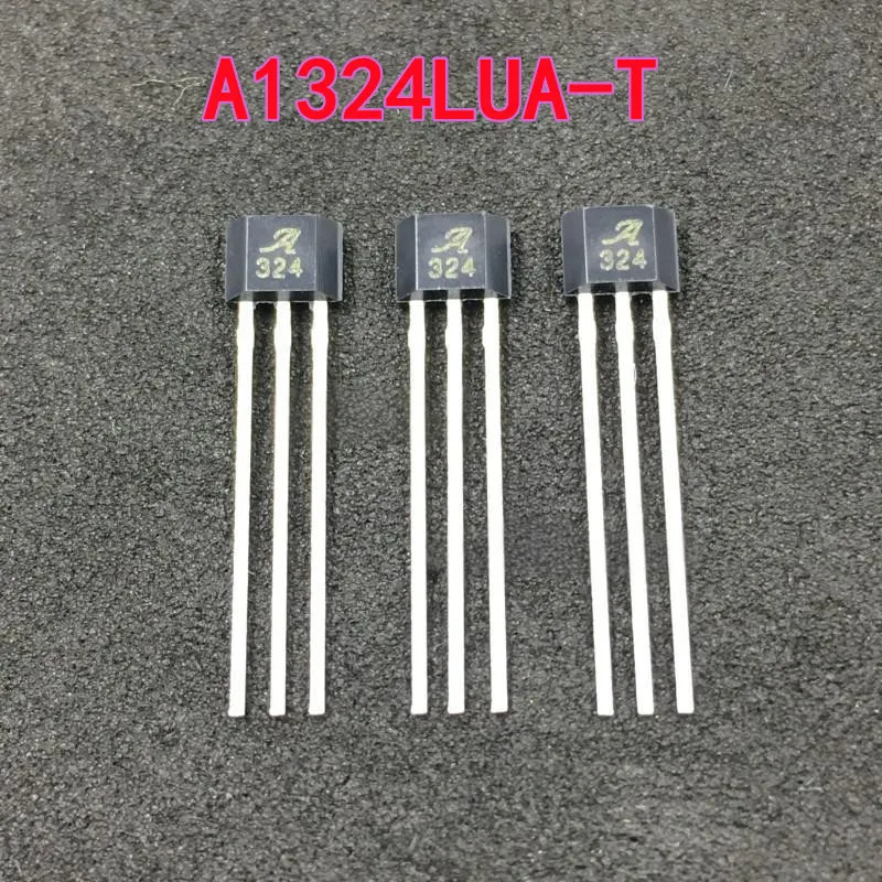 10PCS A1324LUA-T Low-Noise Linear Hall Sensor, 324 Hall Element, A324 SIP-3 Through-Hole