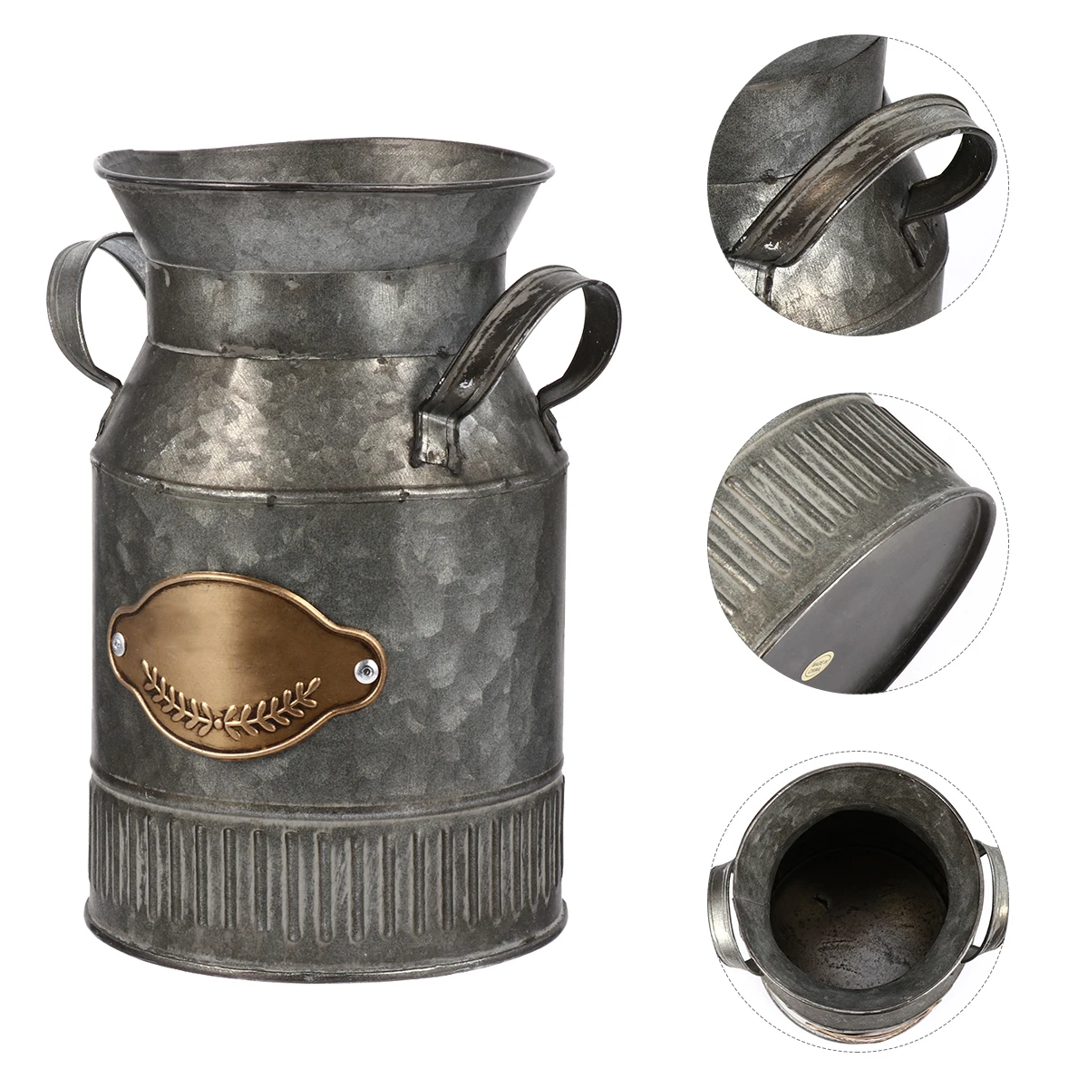 

Iron Planter For Succulents Iron Flower Bucket Indoor Outdoor Home Decoration Flower Pot Container Garden Bucket