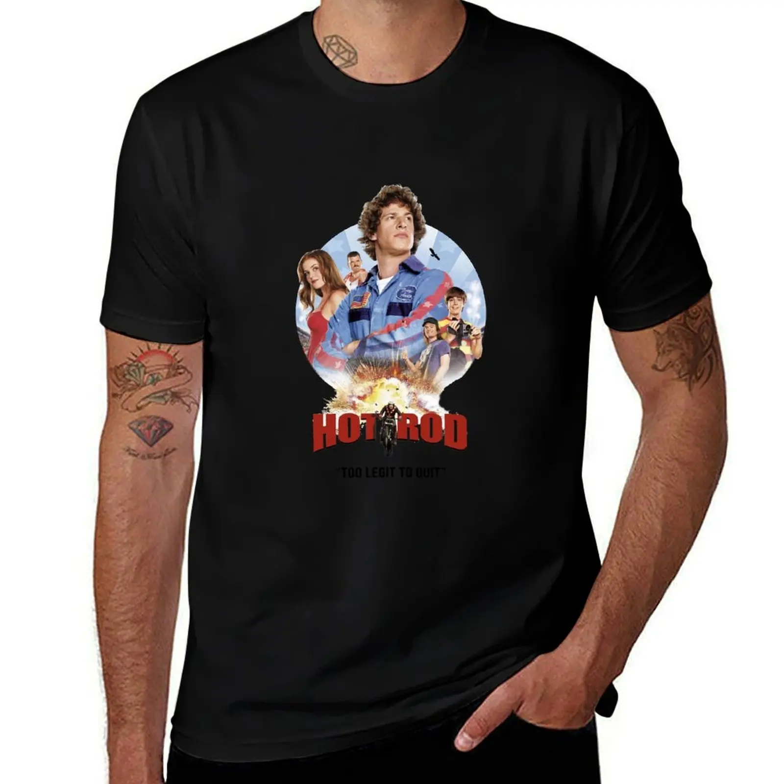 Hot Rod Movie Andy Samberg Essential T-Shirt Classic Print Short Sleeve Shirt T-Shirt