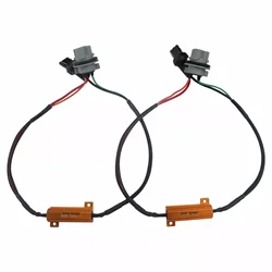 2pcs T20 W21W 7440 LED Turn Signal Error Canceller Canbus Load Resistor Decoder