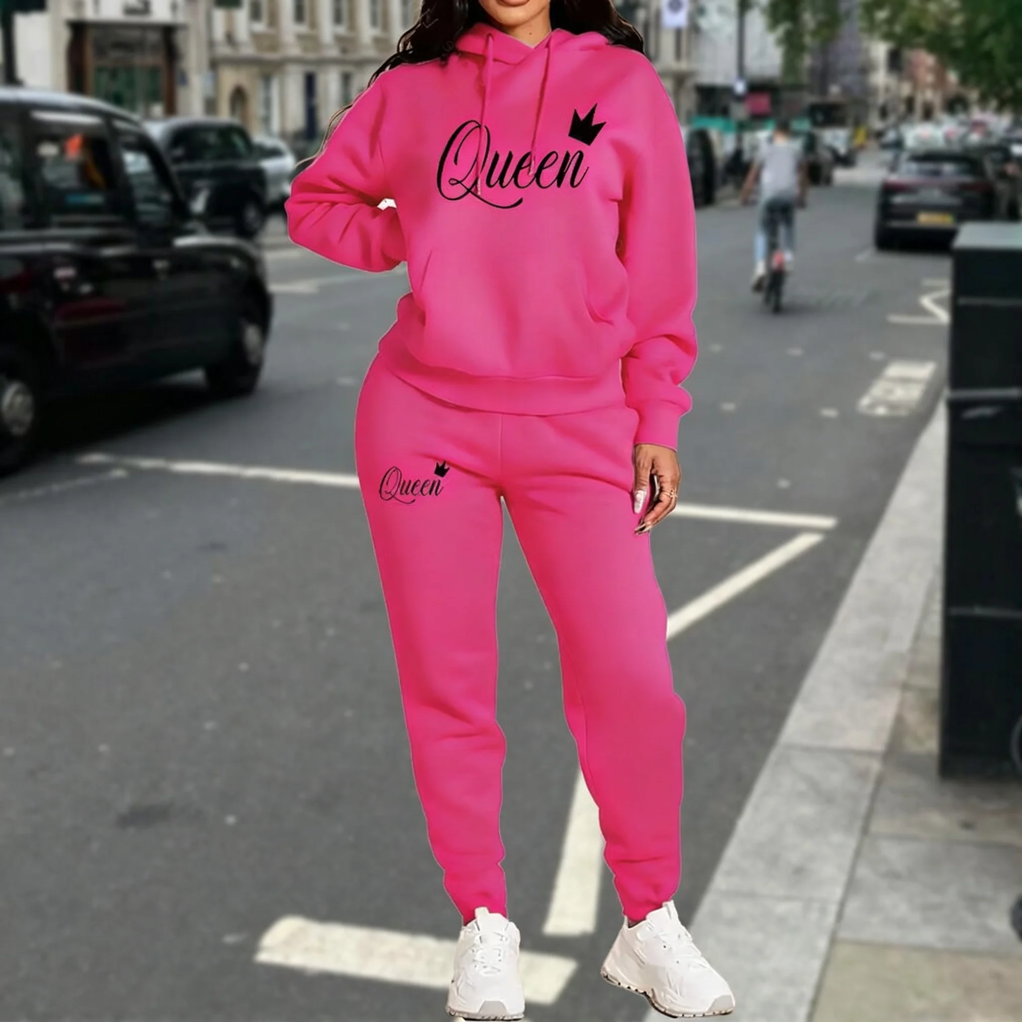 ชุดวอร์มผู้หญิง เสื้อฮู้ดและกา - Streetwear Brand Aesthetic บทวิจารณ์และราคา