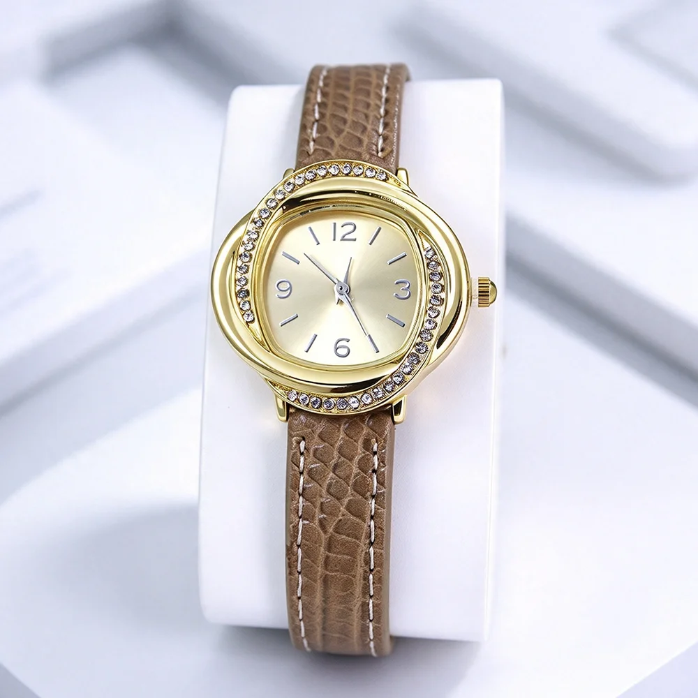 1Pc New French Retro Quartz Watch for Women, Suitable for Daily and Formal Occasions, Birthday Gifts, Anniversaries, Graduation Gifts - Luxurious Design, Fashionable and Exquisite, Suitable for Parties, Valentine's Day