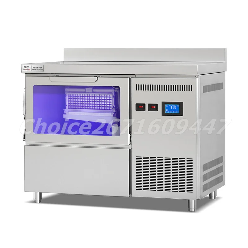 Automatic Crescent Ice Making Vending Machine Cube Ice Maker Bar Desktop Ice Maker Crescent Ice Making Workbench