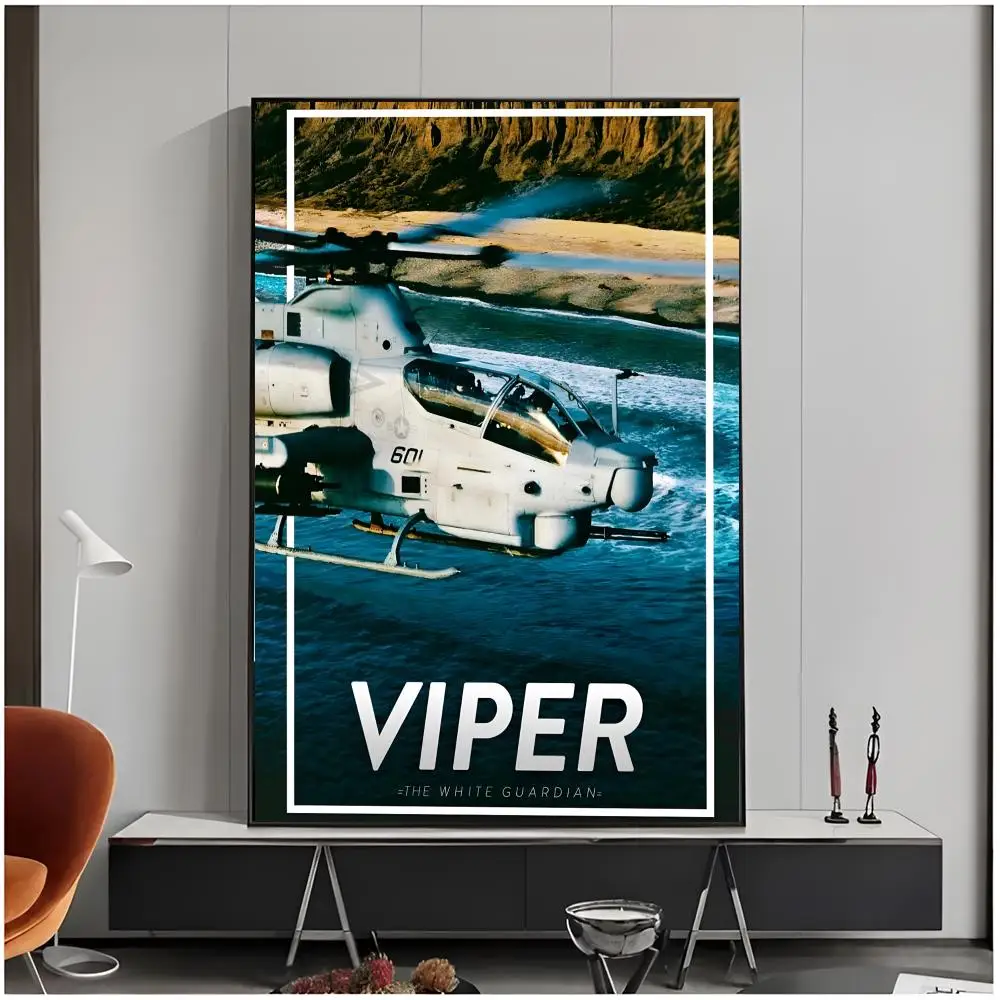 aviation equipment Fighter Armed Helicopter Poster Living Room Bedroom Decorative Print Unframed Decor