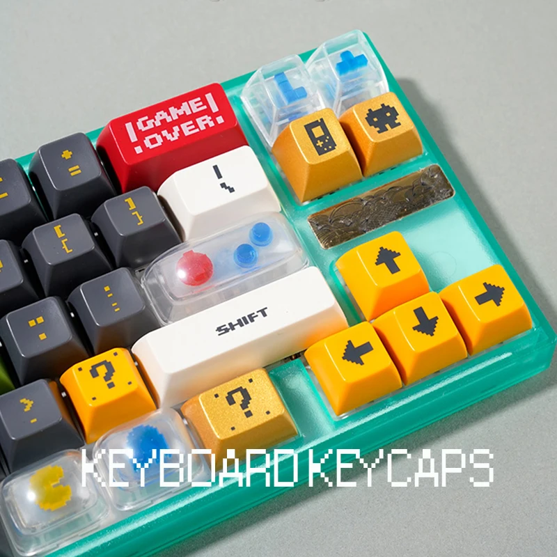 157 Keys Game Theme ABS Keycaps Ergonomics SA Profile Keycaps for Mechanical Keyboard Personalization Sublimation Keycap