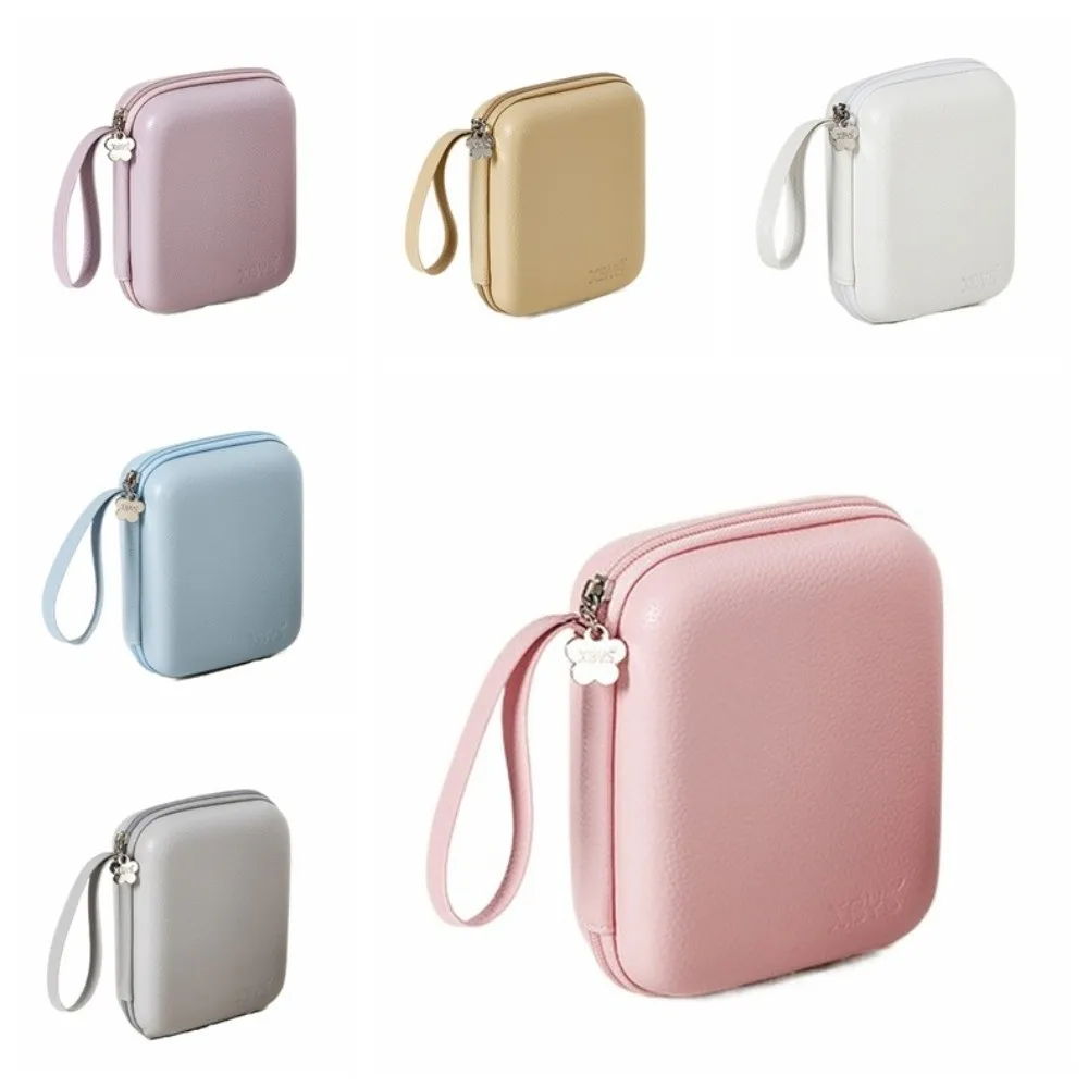 충격 방지 EVA 가죽 헤드폰 가방 휴대용 방진 EVA 디지털 보관 가방 내마모성 경량