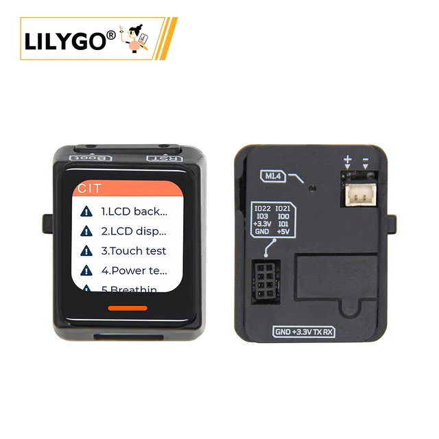 LILYGO® T-QTC6 Płytka rozwojowa ESP32-C6 0,85-calowy dotykowy wyświetlacz LCD WiFi 6 Bluetooth 5 Moduł bezprzewodowy ze zarządzaniem energią
