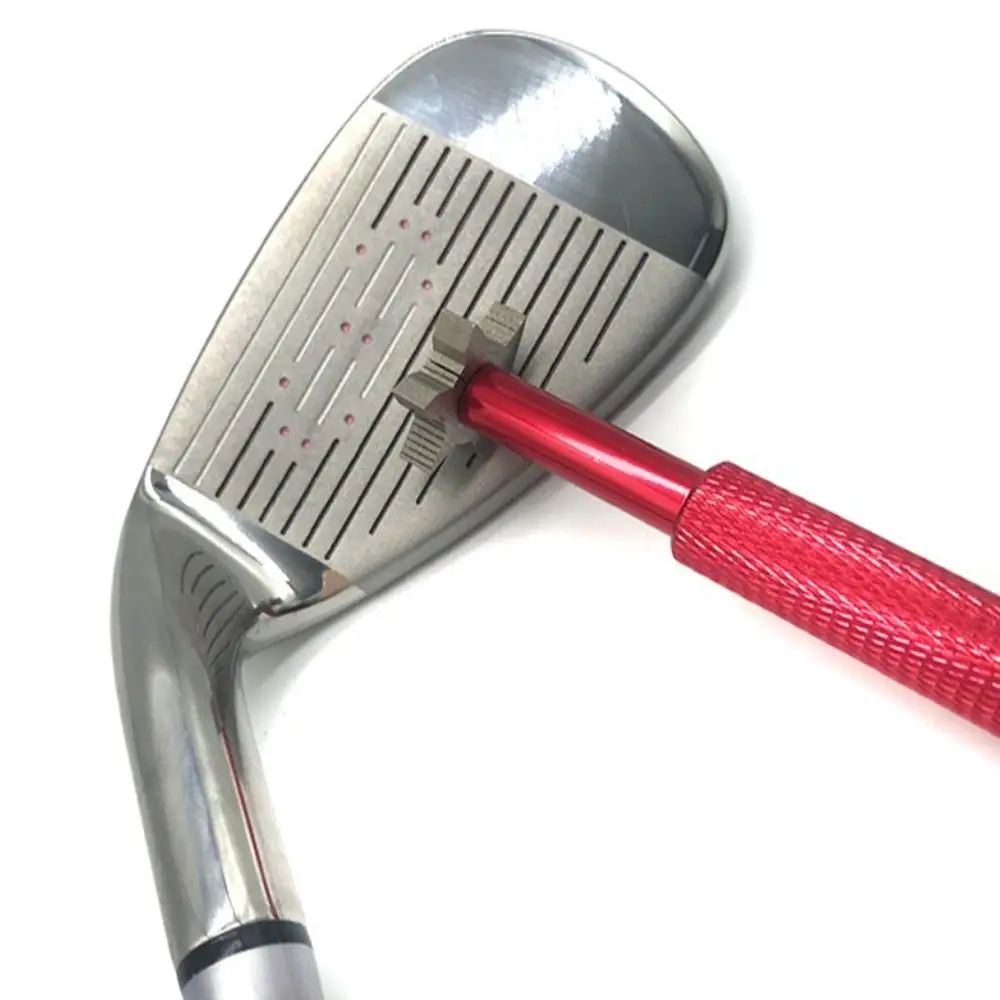

Strong Golf Club Sharpener Head Wedge Alloy Non-Slip Golf Club Grooving Sharpening Tool Cleaning 6 Colors Golf Sharpener