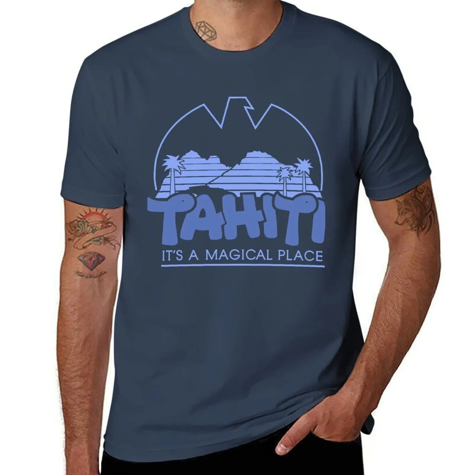 

Magical Tahiti Essential T-Shirt Plus Size Quick Dry Sports Tee