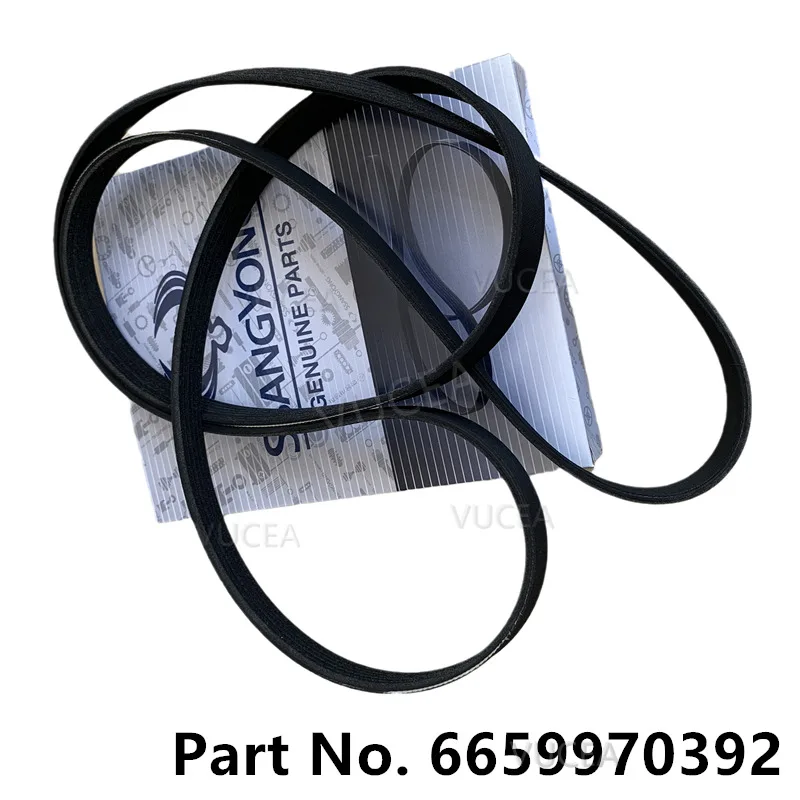 

Gneuine Poly Grooved Belt For Ssangyong Rexton Actyon Sports Kyron Rodius OEM 6659970392 66599 70392 66599-70392