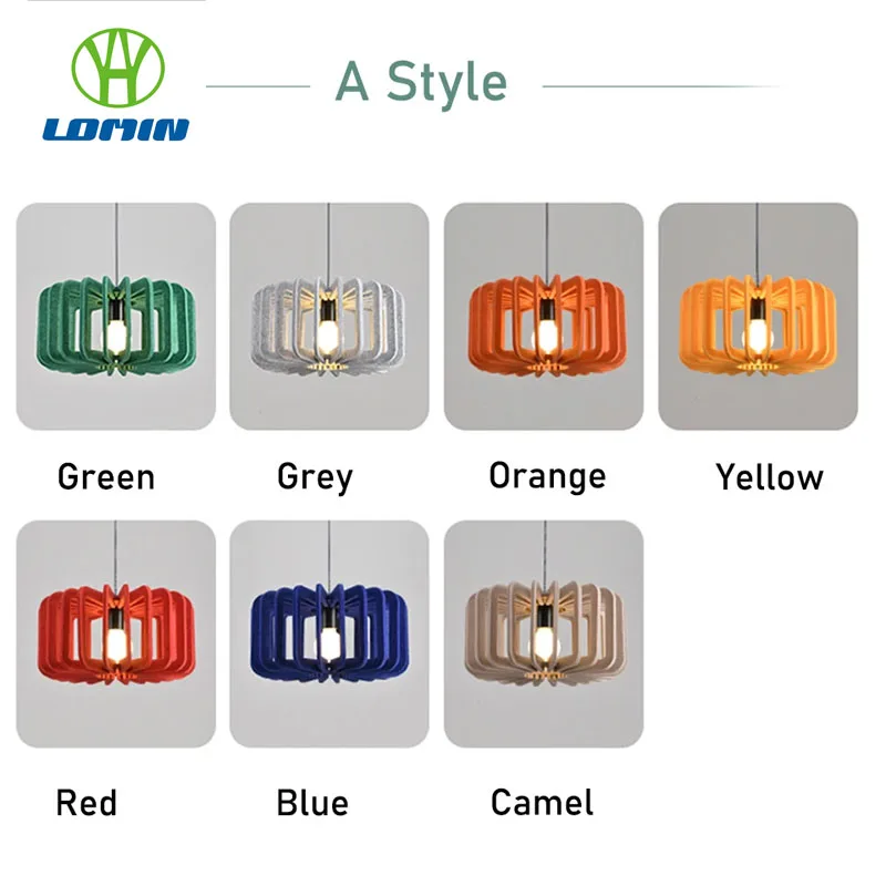 Lomin Felt Pendant Light Creative Sound Absorption Noise Reduction Chandelier for Bars Restaurants Cafes Home Decor