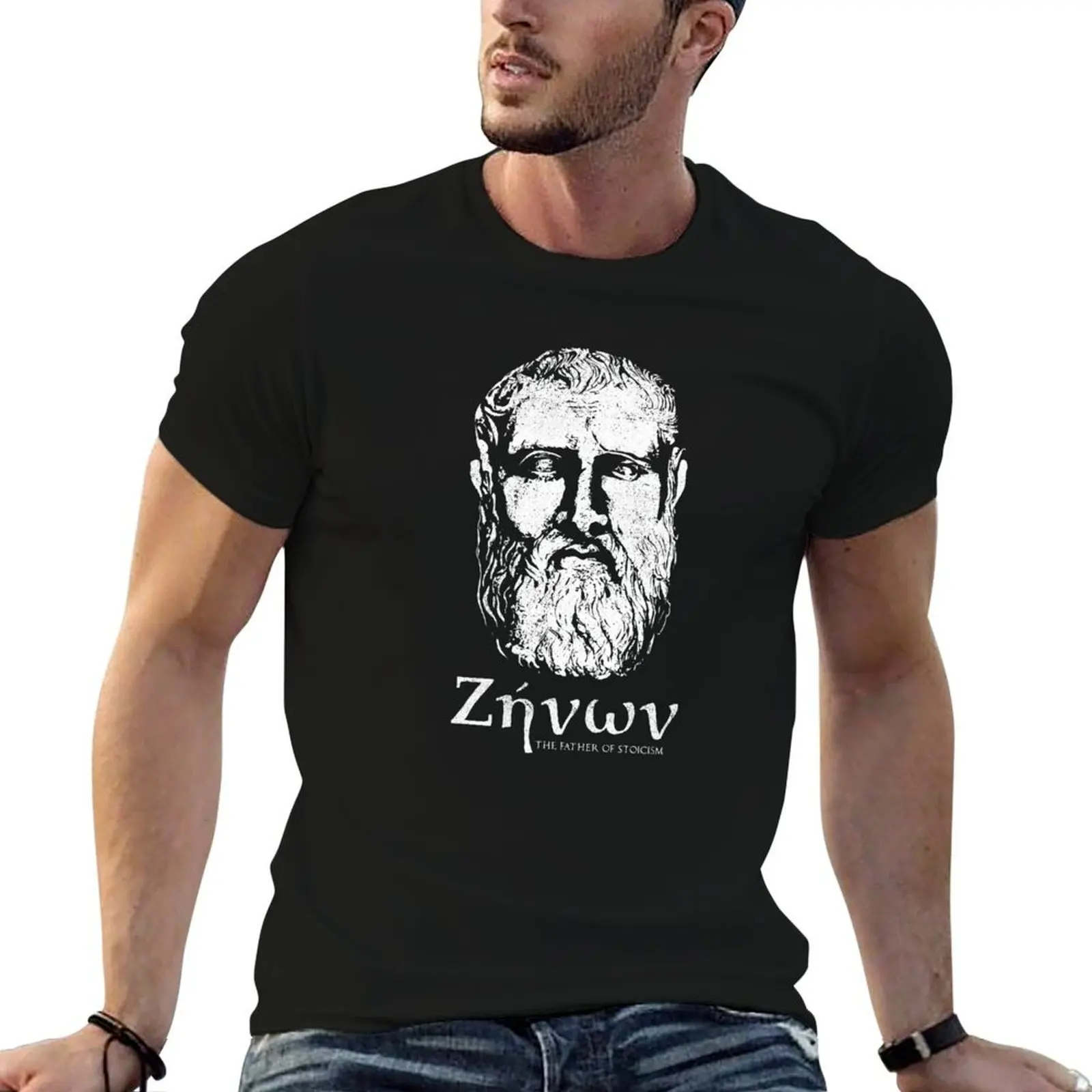 Zeno of Citium Father of Stoicism Greek Philosopher T-Shirt Lightweight Running Sports T-Shirt