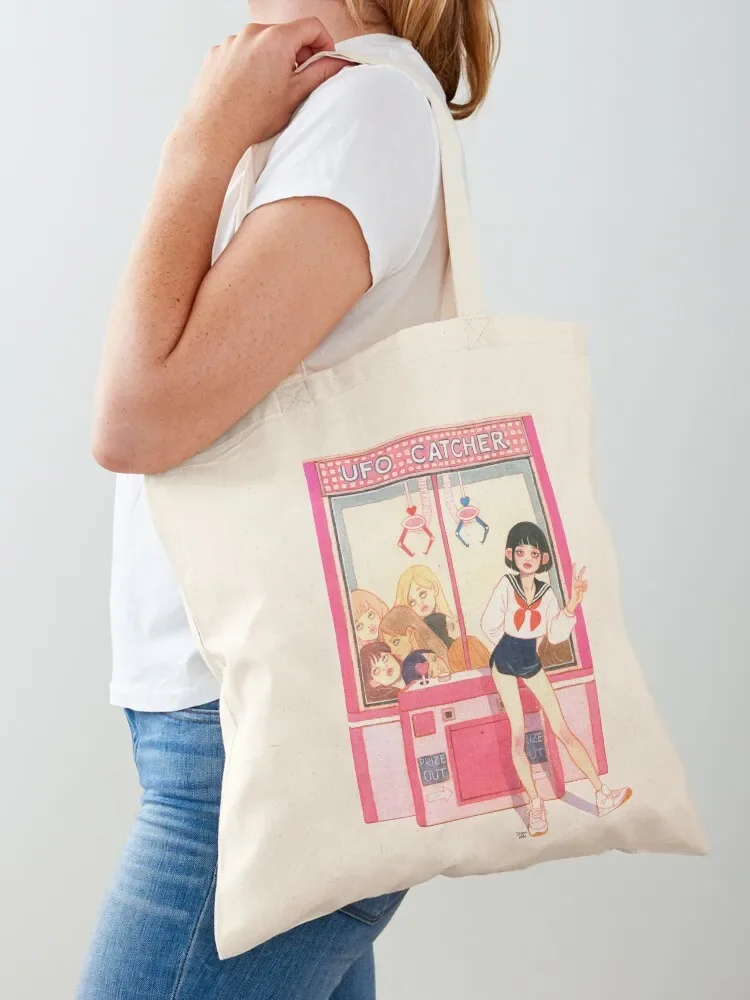 UFO catcher Tote Bag free delivery bags Large bags for women custom fabric bag great bag