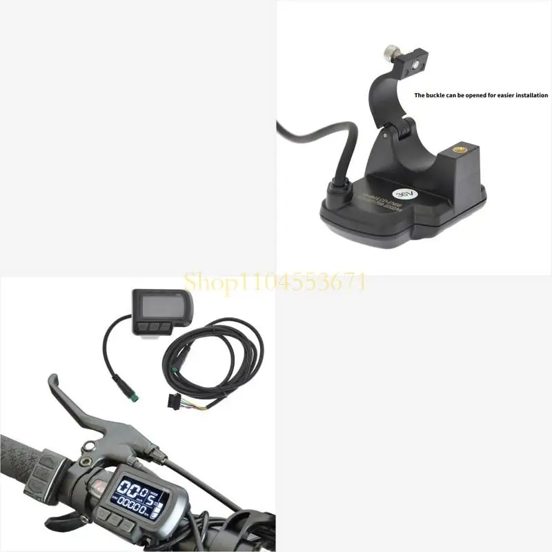 

Best Seller Waterproof Electric Bike LCD Display Meter EN06 for 22.2mm Handlebars USB Power Speed Functionality with Cable Cord