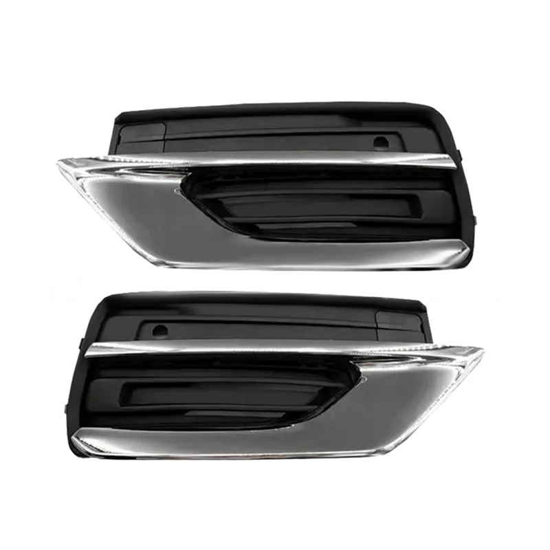 

1Pair Car Front Lower Bumper Grilles Trim Chrome Cover 31663515 31663514 For Volvo XC90 2019-2022 31663539 31663540 Accessories