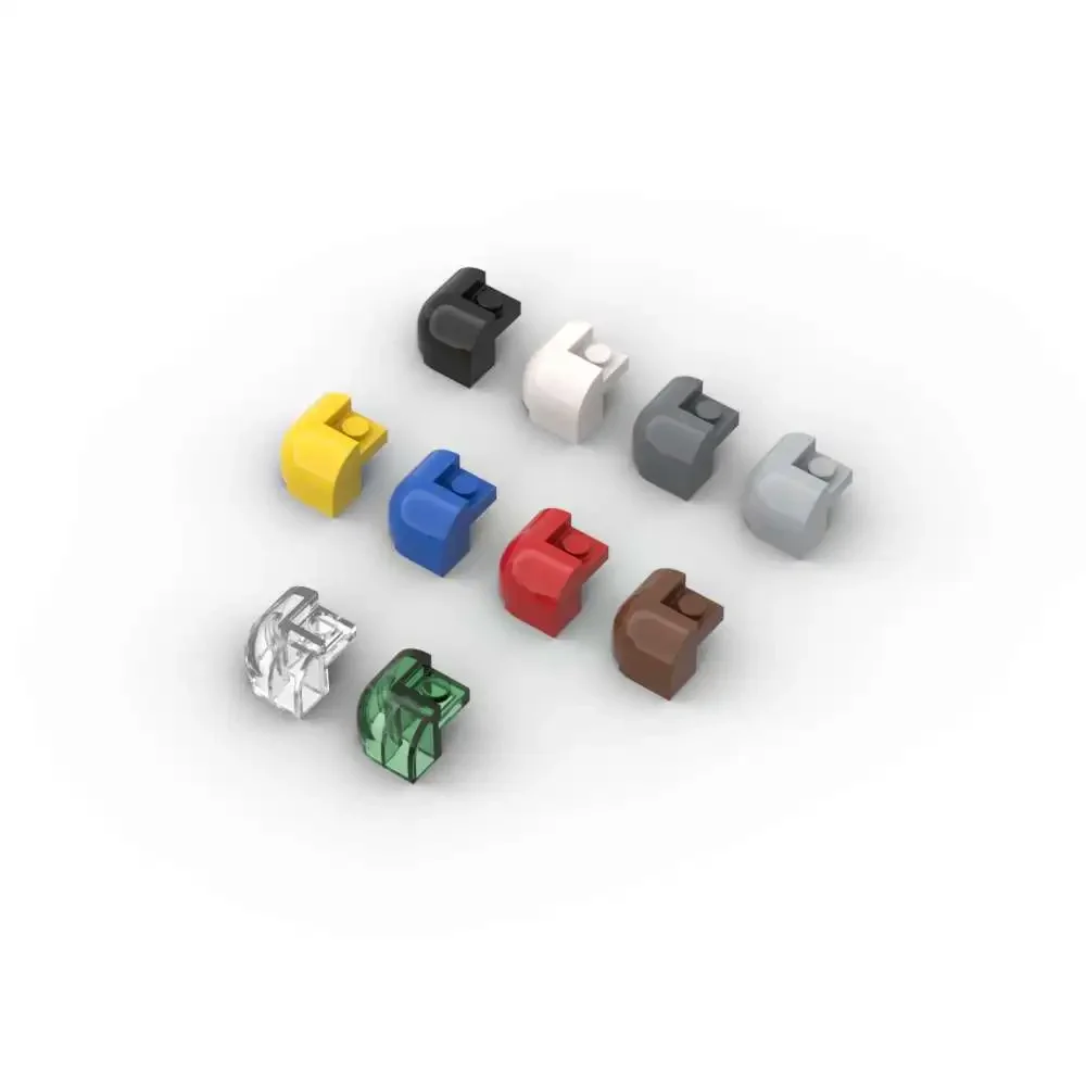 MOC 10PCS Curved 67810 2x2x1 1/3 Corner Round Slope Building Blocks Kit With Stud Bricks Particle DIY Toy Children Birthday Gift