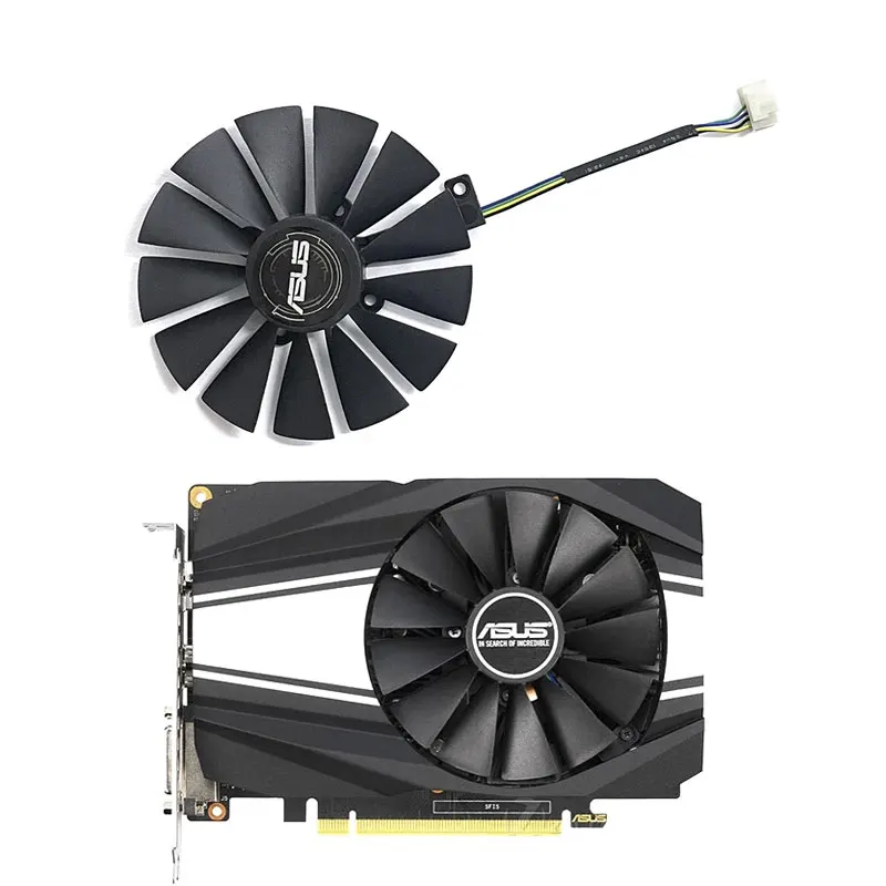 PLD10010B12HH 쿨러 팬 교체 ASUS Phoenix Geforce GTX 1650 1660 Ti Super RTX 2060 그래픽 그래픽 카드 냉각