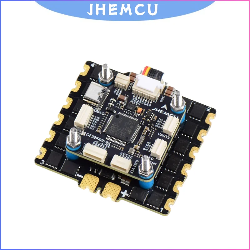 

Контроллер полета OverShoot JHEMCU GF30F405 ICM42688P с 90A/110A ESC 3-8S Lipo для RC FPV Дрон дальнего действия
