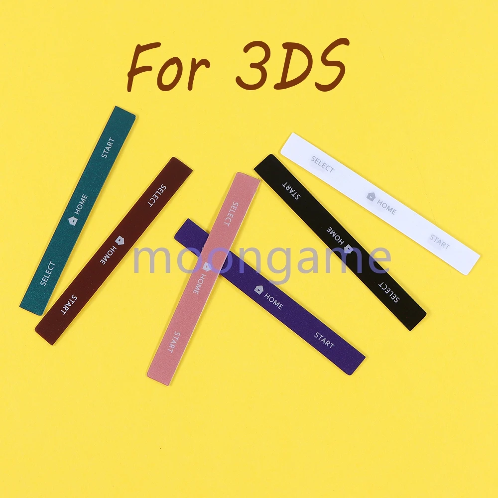 1pc Replacement Button Sticker Menu Select Home Start Key Stickers for 3DS Game Console Accessories