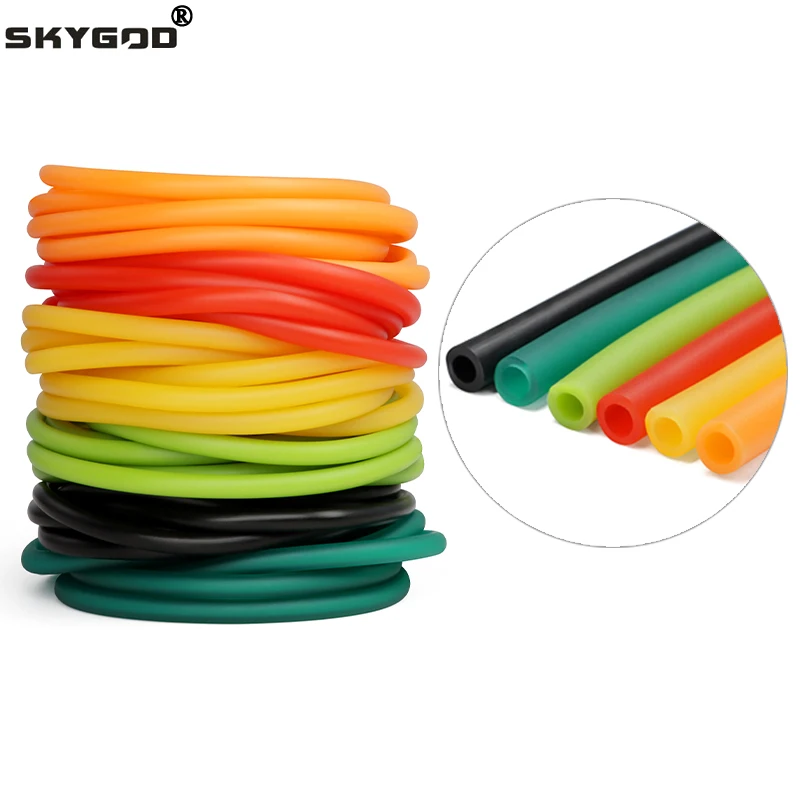 

Nature Latex Rubber Hoses New Arrive Color IDxOD 1.6~10mm High Resilient Surgical Medical Tube Slingshot Catapult Elastic Band