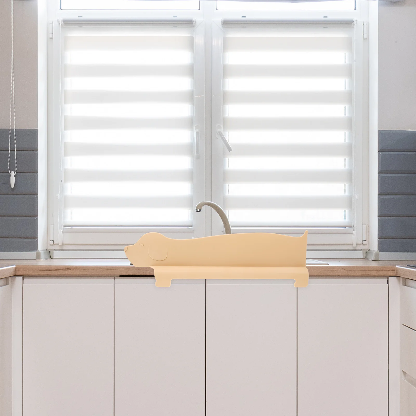 المطبخ سبلاش الحرس للحوض سيليكون بالوعة حافة حامي مقاوم للماء يربك المجلس للمطبخ الحمام باكسبلاش #2