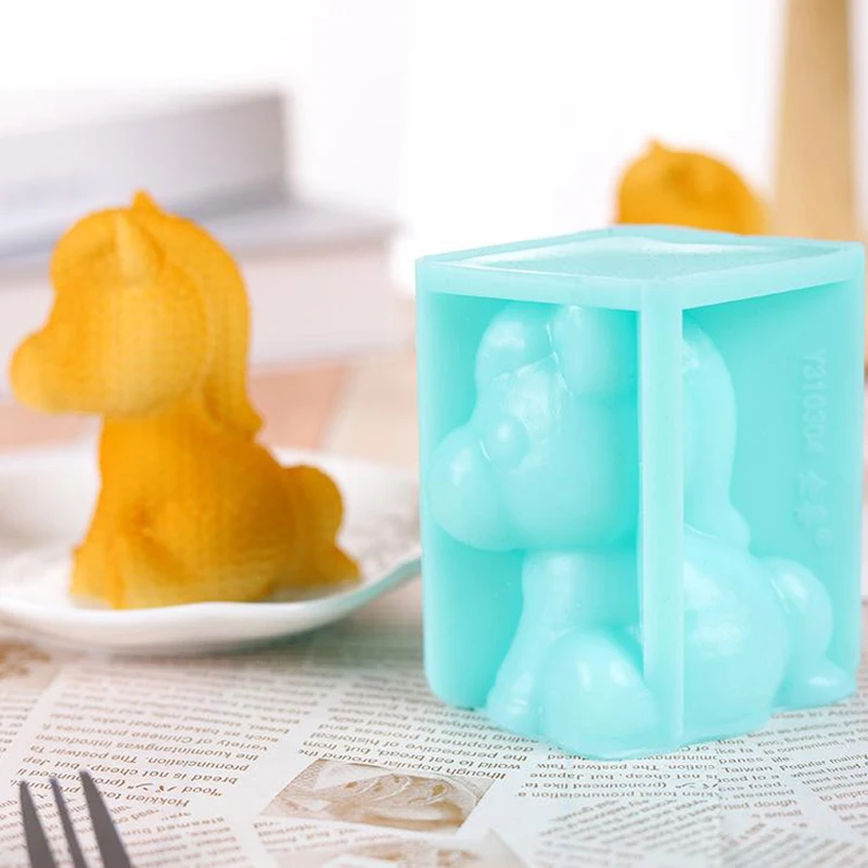 1pcs Silicone Horse Mousse Mold Year Chinese New Zodiac Milk Jelly Cake Dessert Baking Food-grade Heat-resistant