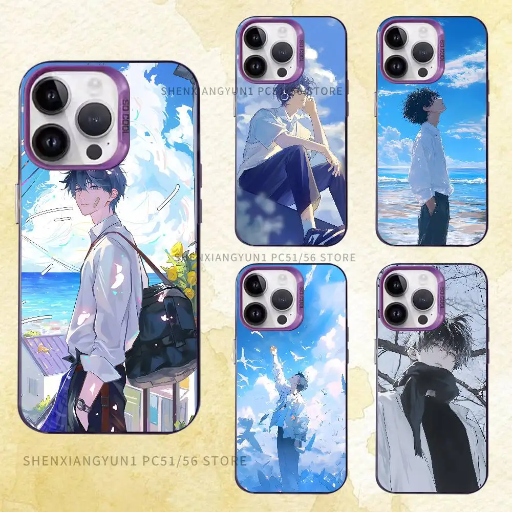 

White Shirt Boy Case For IPhone 11 12 13 14 15 16 17 Pro Max XS X XR Cover