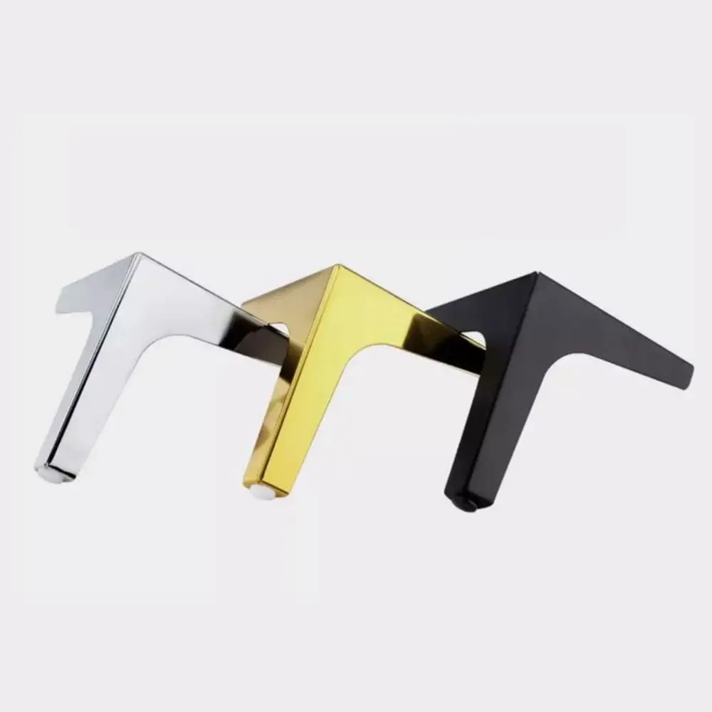 Cabinet Legs Metal Furniture Legs,Modern Metal Triangle Furniture Feet DIY Replacement for Cabinet Cupboard Sofa Couch Chair
