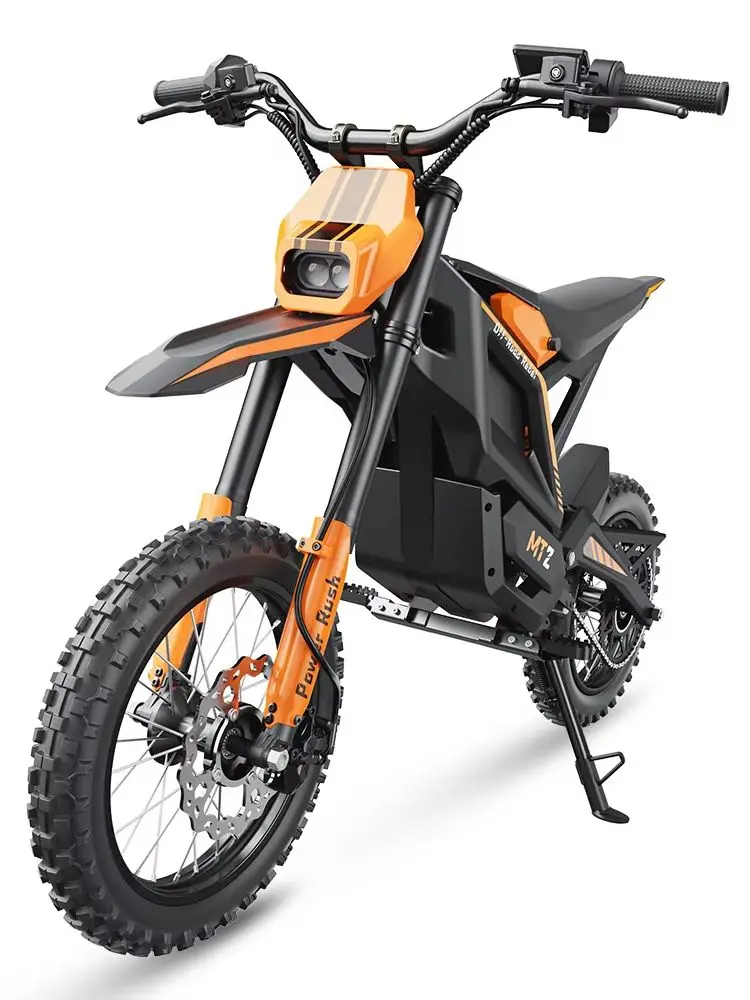 MT2 Elektro-Dirtbike mit 22,5 Ah herausnehmbarem Akku, Hochleistungsmotor, Elektromotorrad 14F12R, Offroad-E-Motorrad für Erwachsene, NFC-Entriegelung, LCD-Display, doppelte hydraulische Federung,